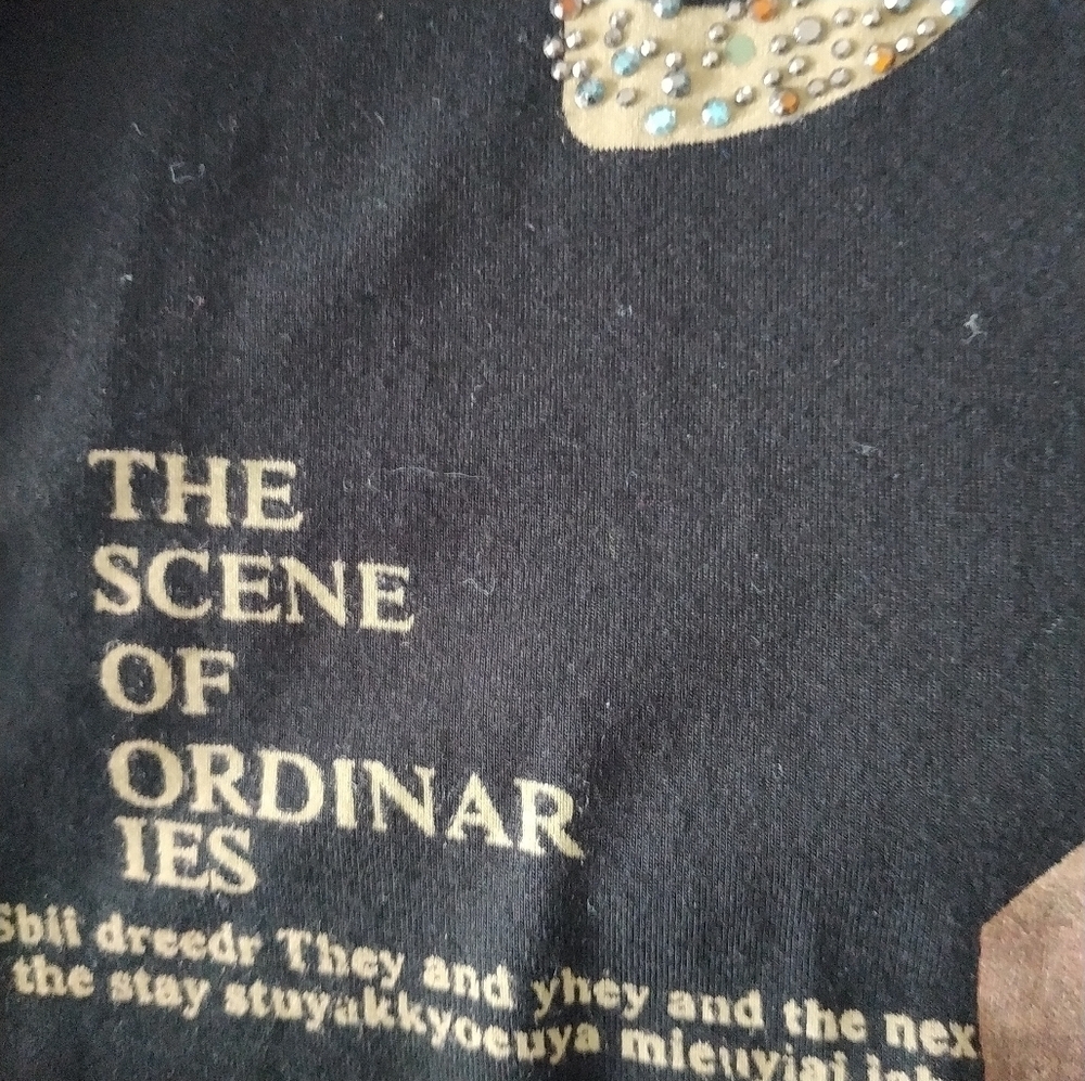 CHAGALL Vintage Bedazzled Top XL The Scene of the Ordinaries - Picture 2 of 12